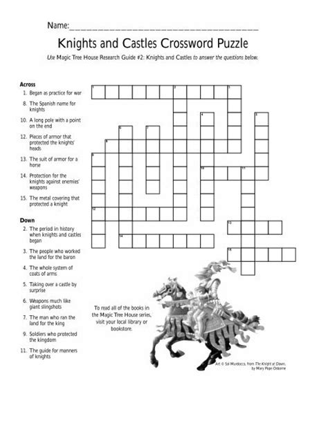 Knight fails to return crossword clue - 